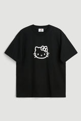 SOULLAND HK KITTY KAI T-shirt T-shirt Black