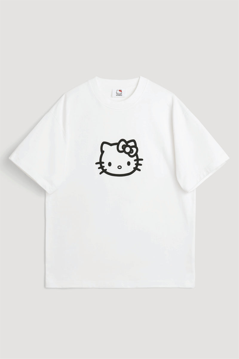 SOULLAND HK KITTY KAI T-shirt T-shirt White