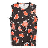 SOULLAND HK MIRA top Top Black AOP