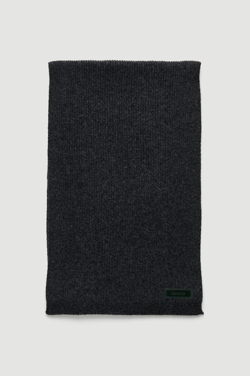 SOULLAND Issey Scarf Scarf Charcoal