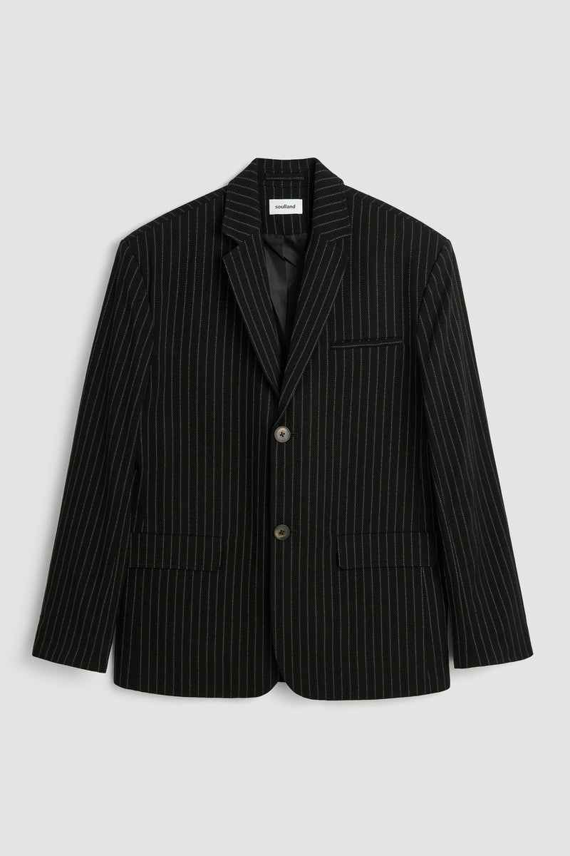 SOULLAND JUDE blazer Suit jacket Black