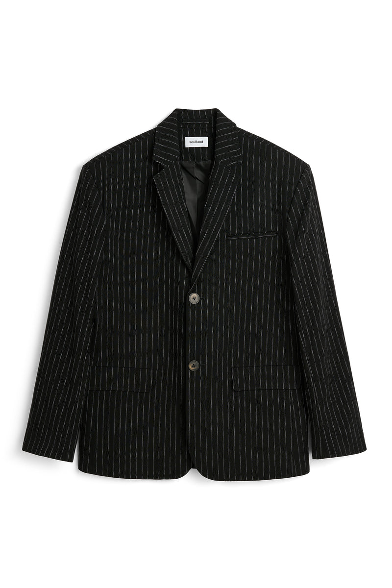 SOULLAND JUDE blazer Suit jacket Black