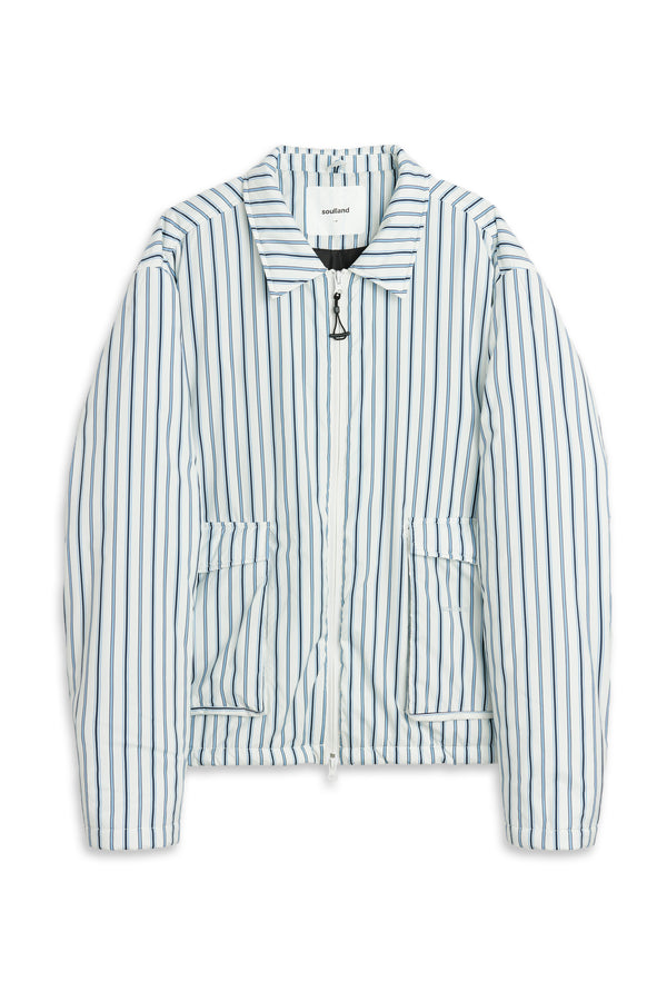 SOULLAND Jamie jacket Jacket/coat/vest White/blue stripes