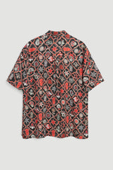 SOULLAND Jodie Shirt Shirt Black AOP