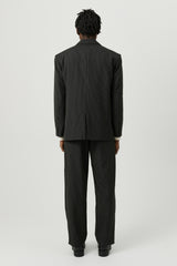 SOULLAND JUDE blazer Suit jacket Black pinstripe