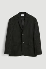 SOULLAND Jude Blazer Suit jacket Black pinstripe