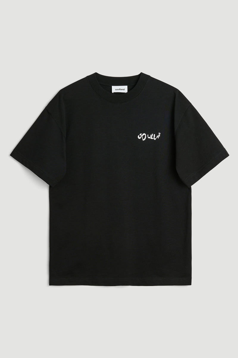 SOULLAND KAI BALDER T-shirt T-shirt Black