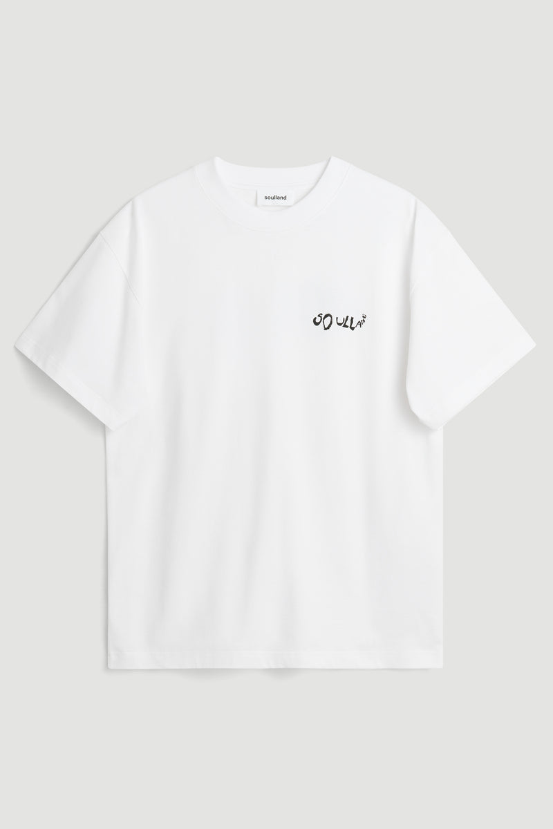 SOULLAND KAI BALDER T-shirt T-shirt White