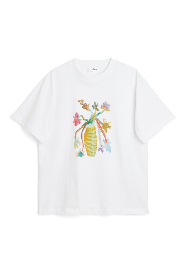 SOULLAND KAI FLOWER T-shirt T-shirt White