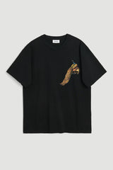 SOULLAND KAI PEACOCK T-shirt T-shirt Black