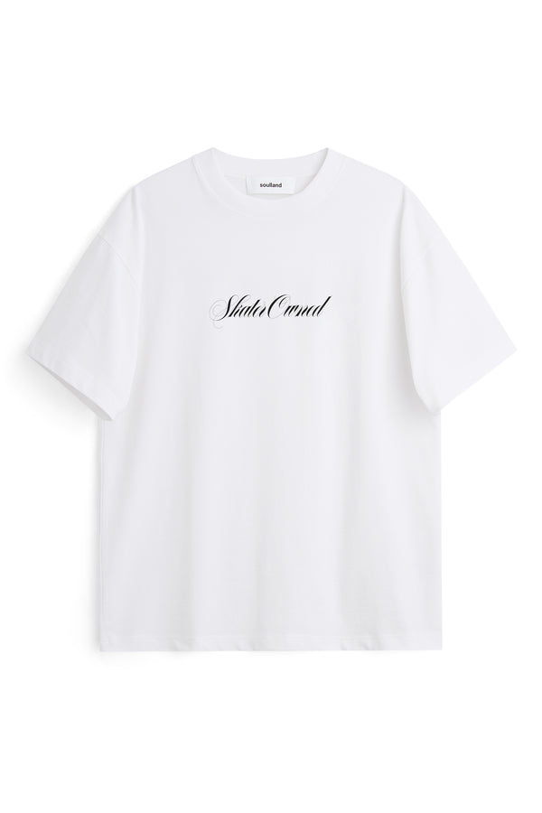 SOULLAND KAI SKATER T-shirt T-shirt White