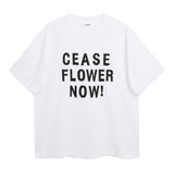 SOULLAND KAI cease flower now T-shirt T-shirt White