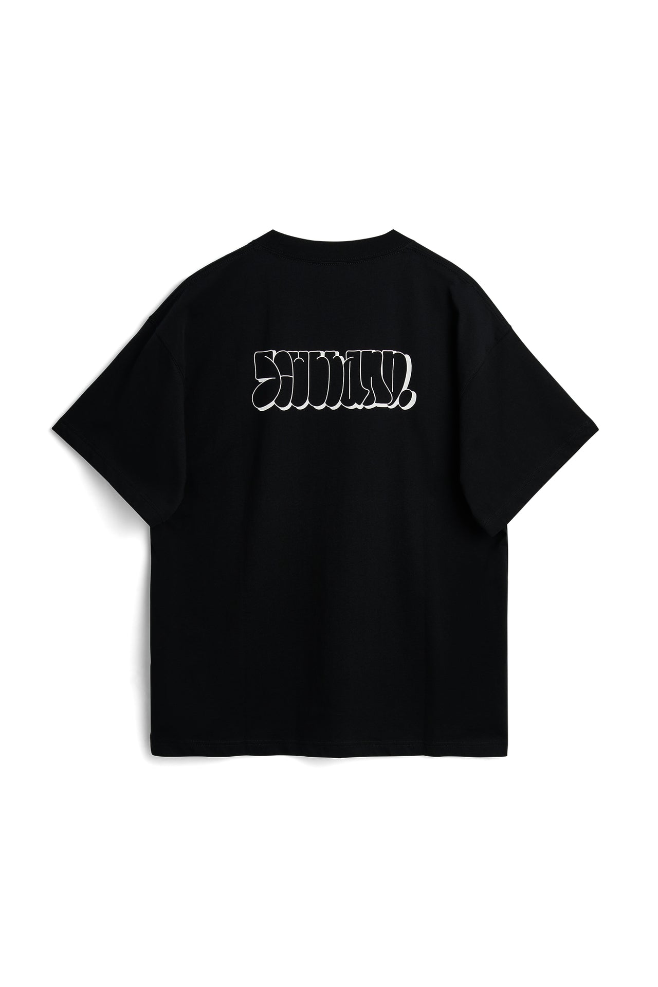 SOULLAND KAI grafitti front & back T-shirt Black