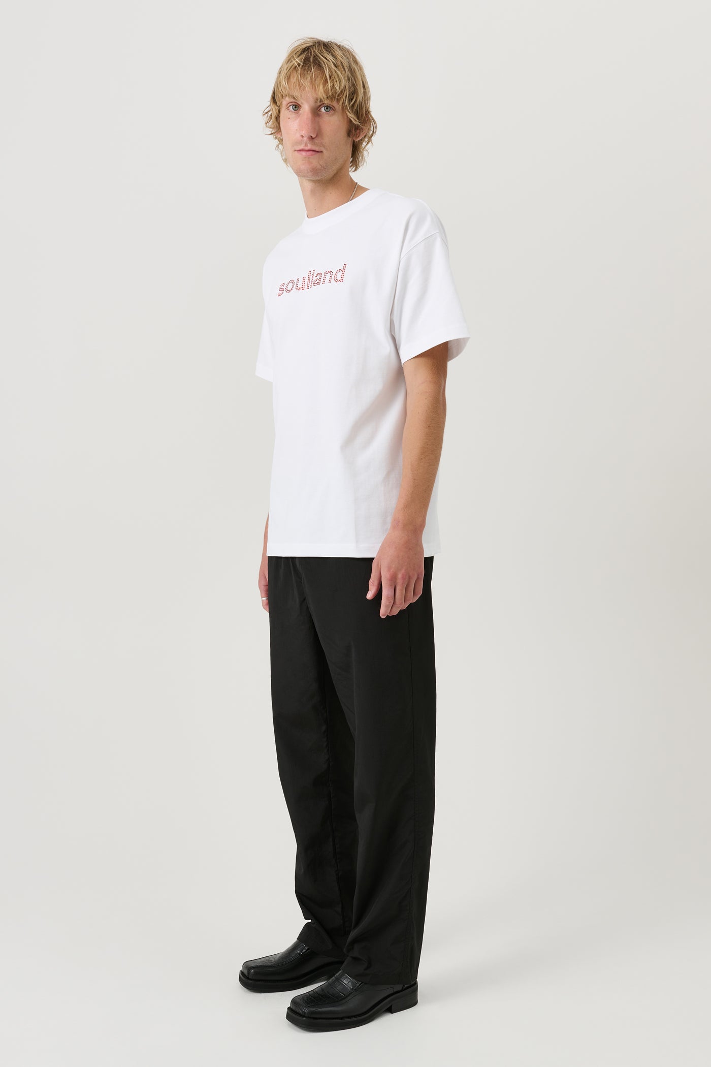 【関税込み】Soulland ホワイト Kai Tシャツ White Kai T-Shirt by Soulland on Sale
