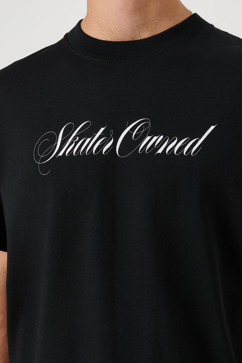 SOULLAND KAI skater T-shirt T-shirt Black