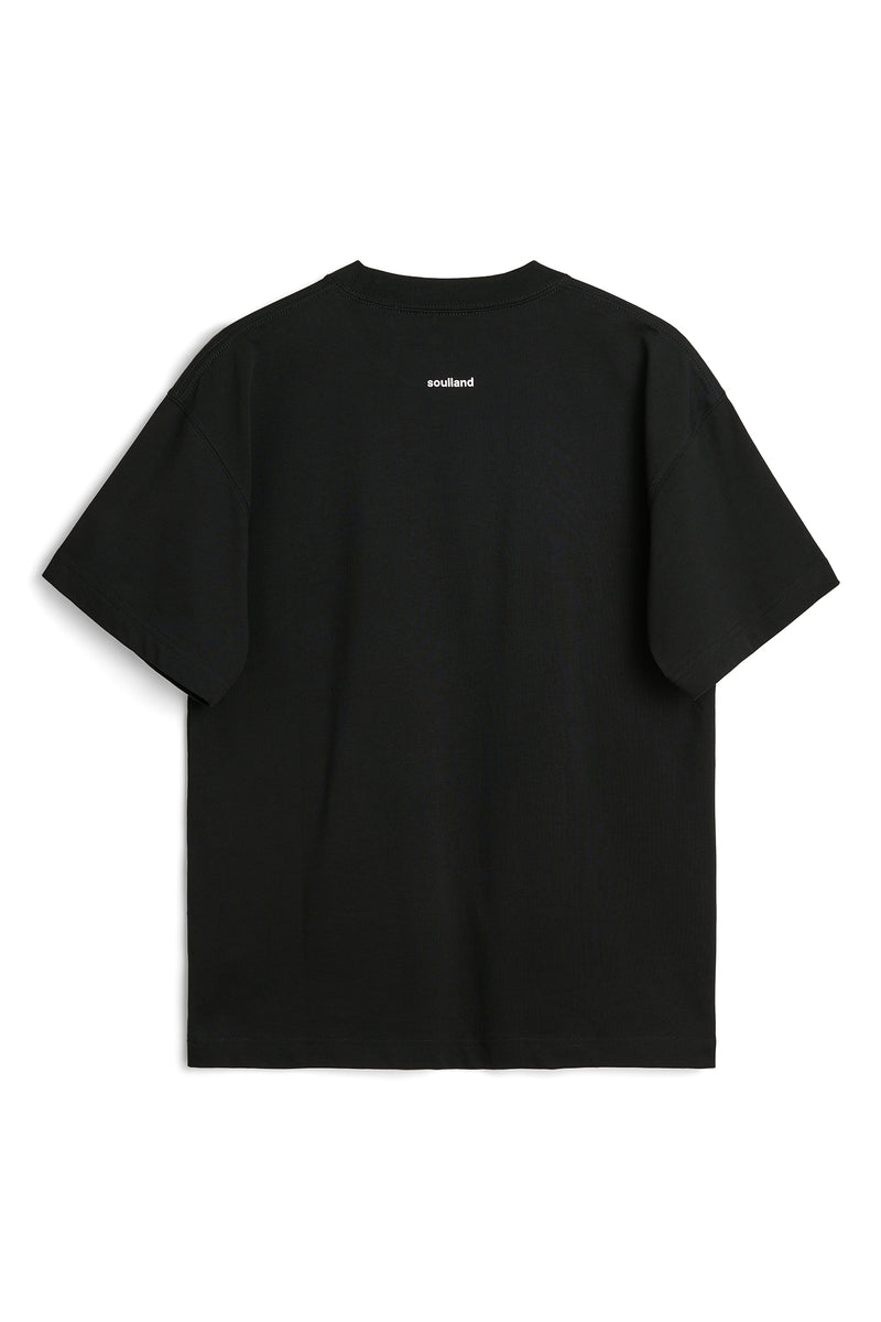 SOULLAND KAI skater T-shirt T-shirt Black