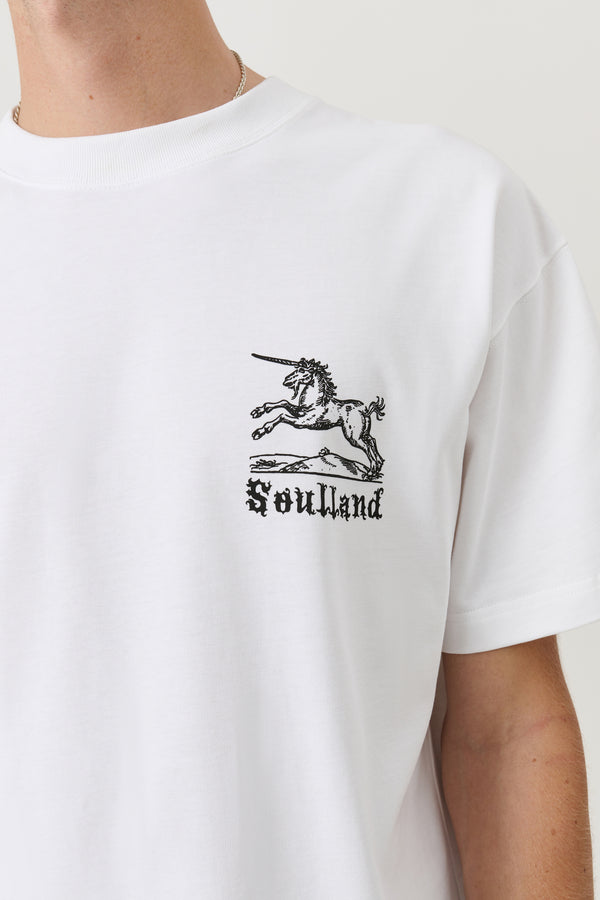 SOULLAND KAI unicorn T-shirt T-shirt White