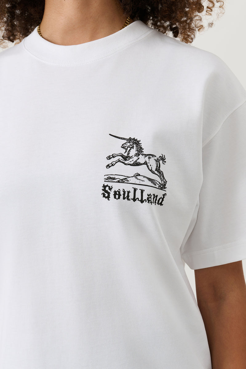 SOULLAND KAI unicorn T-shirt T-shirt White