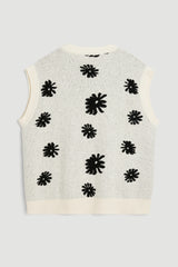 SOULLAND KIERAN vest Knitwear Off White Multi