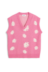 SOULLAND KIERAN vest Knitwear Pink multi