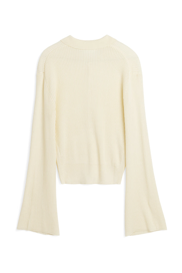 SOULLAND KIKI polo jumper Knitwear Off White