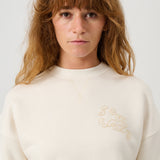 SOULLAND KODA sweatshirt Sweatshirt/hoodie Off White
