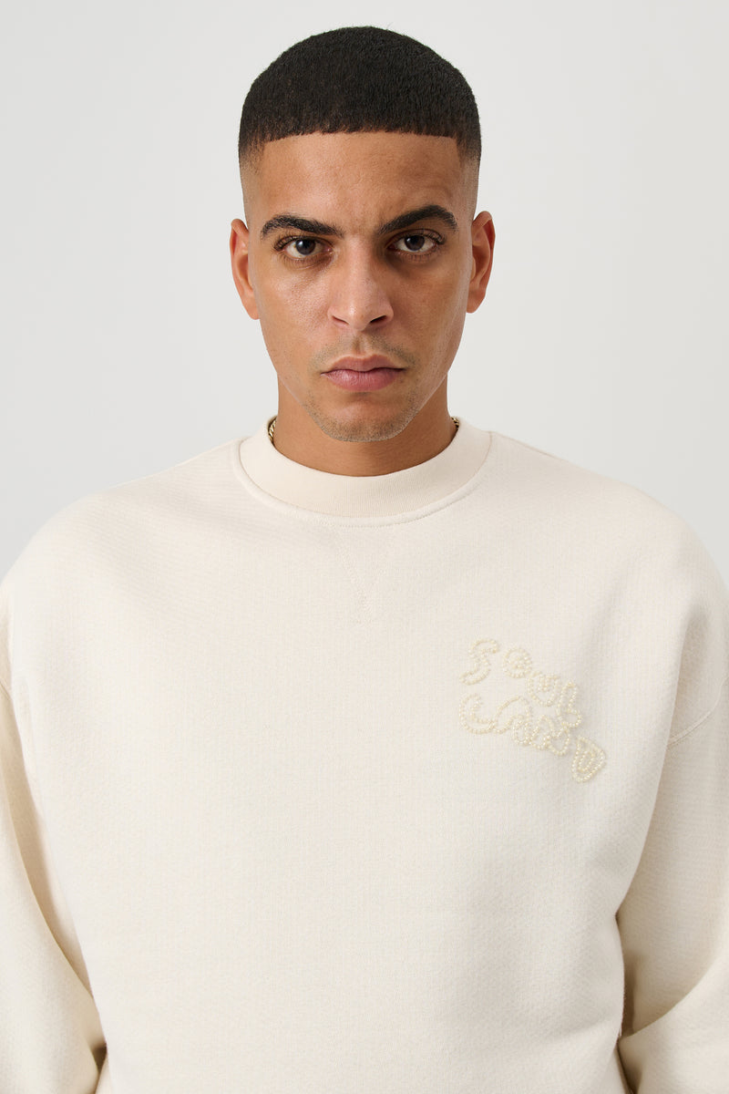 SOULLAND KODA sweatshirt Sweatshirt/hoodie Off White