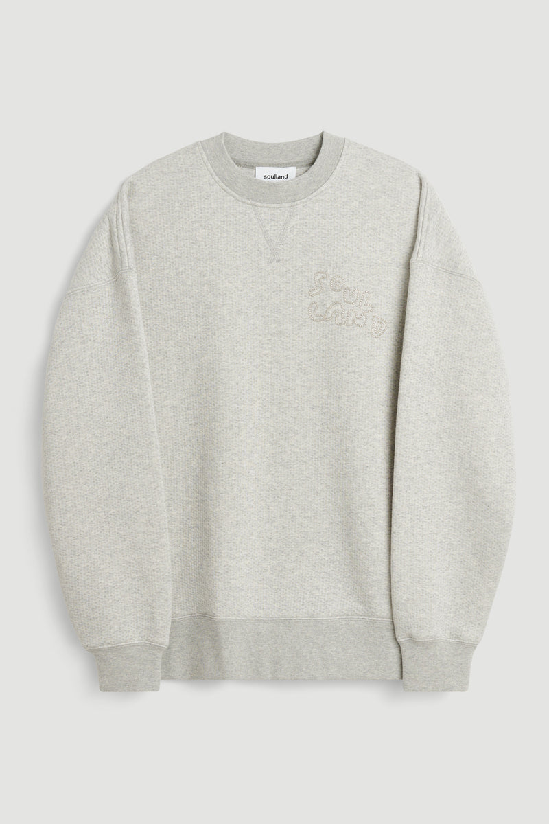 SOULLAND KODA sweatshirt Sweatshirt/hoodie Grey Melange