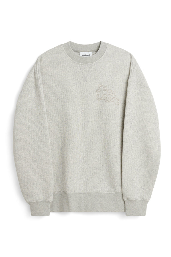 SOULLAND KODA sweatshirt Sweatshirt/hoodie Grey Melange