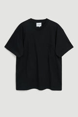 SOULLAND Kai T-shirt Beaded logo T-shirt Black