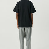 SOULLAND Kai Beaded Logo T-shirt T-shirt Black