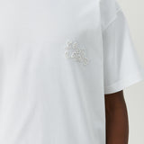 SOULLAND Kai Beaded Logo T-shirt T-shirt White