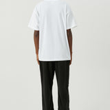 SOULLAND Kai Beaded Logo T-shirt T-shirt White