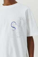 SOULLAND Kai T-shirt Hotel T-shirt White