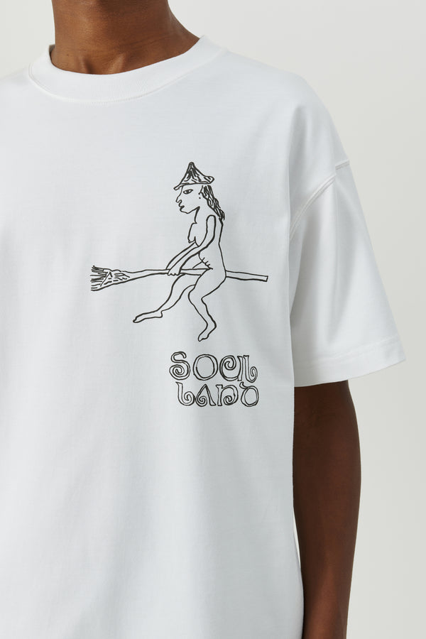 SOULLAND Kai T-shirt Lunar T-shirt White