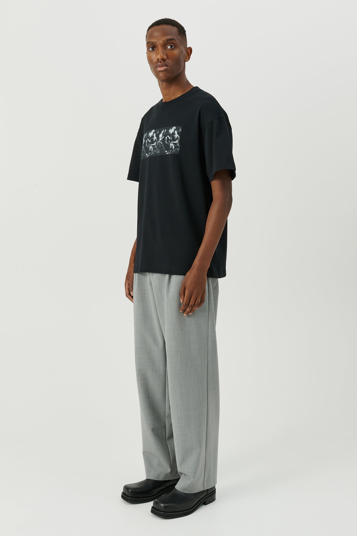 【関税込み】Soulland ブラック Kai Tシャツ HK_KITTY_KAI_T-shirt-T-shirt-