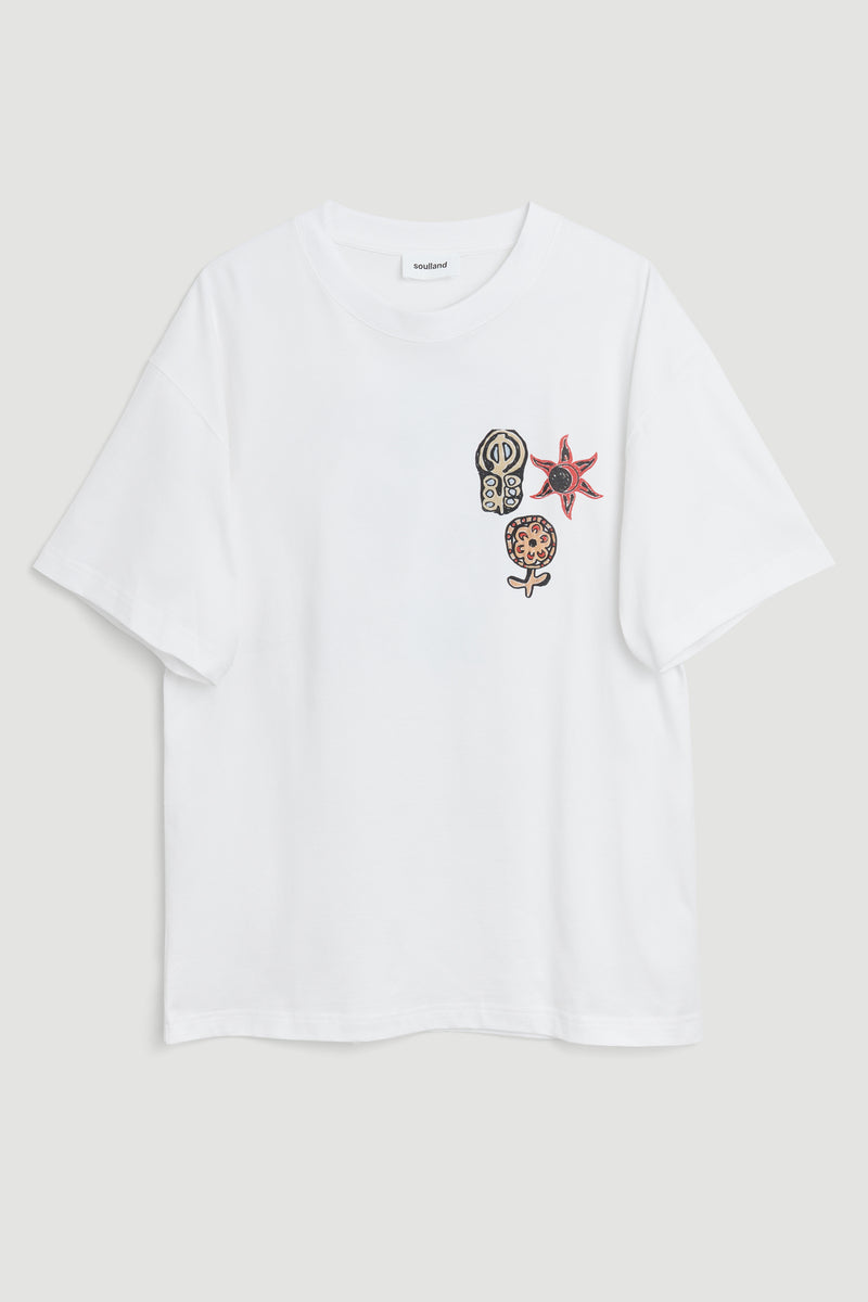 SOULLAND Kai T-shirt Wizard T-shirt White