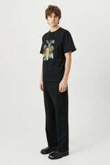 SOULLAND KAI FLOWER T-shirt T-shirt Black