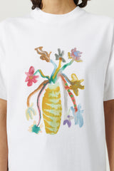 SOULLAND KAI FLOWER T-shirt T-shirt White