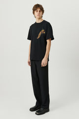 SOULLAND KAI PEACOCK T-shirt T-shirt Black