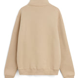 SOULLAND Ken Half Zip Sweatshirt Sweatshirt/hoodie Beige