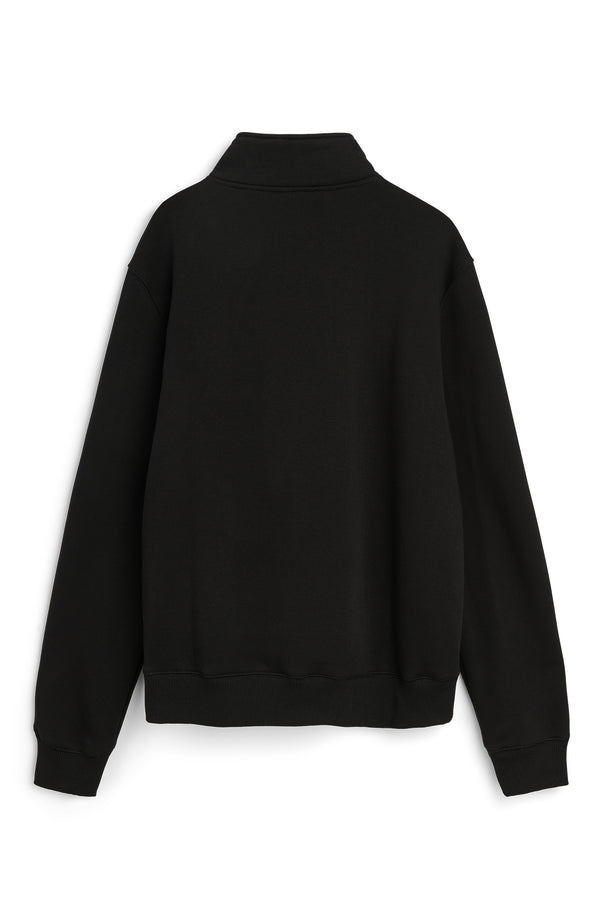 SOULLAND Ken Half Zip Sweatshirt Sweatshirt/hoodie Black