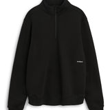 SOULLAND Ken Half Zip Sweatshirt Sweatshirt/hoodie Black