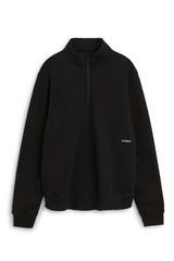 Ken Half Zip Sweatshirt in Black