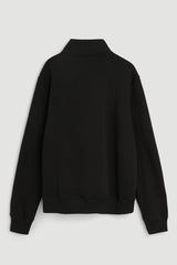 SOULLAND Ken Half zip sweatshirt Sweatshirt/hoodie Black