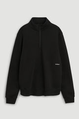 SOULLAND Ken Half zip sweatshirt Sweatshirt/hoodie Black