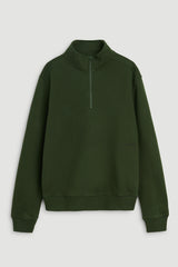 SOULLAND Ken Half zip sweatshirt Sweatshirt/hoodie Green