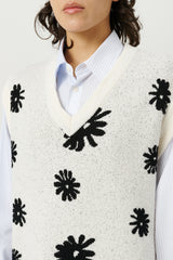 SOULLAND KIERAN vest Knitwear Off White Multi