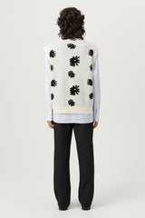 SOULLAND KIERAN vest Knitwear Off White Multi