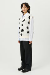 SOULLAND KIERAN vest Knitwear Off White Multi